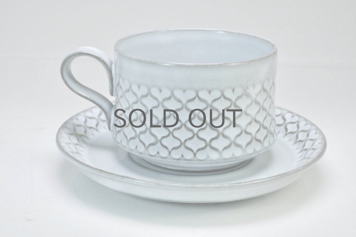 画像9: クィストゴー/Bing&Grondahl /Cordial /コーディアル/グレー/コーヒーカップ&ソーサー+プレート/トリオセット/No.3 (9)