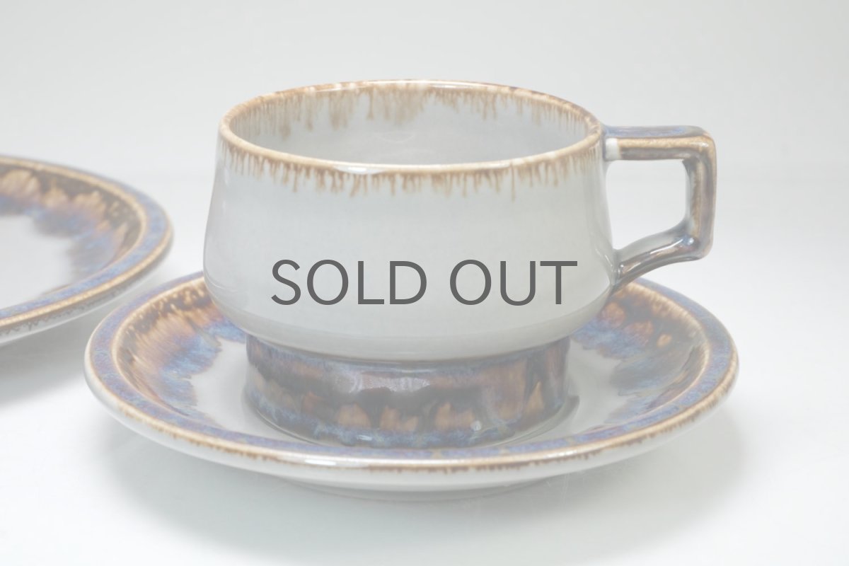 画像2: クィストゴー/Bing&Grondahl /Mexico/メキシコ/ティーカップ&ソーサー+プレート/トリオセット/No.3 (2)