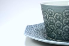 画像5: 【プライスダウン】 Jens H. Quistgaard/イェンス・H・クィストゴー/Bla Azur/ブラアズール/レア８角形/コーヒーカップ&ソーサー (5)