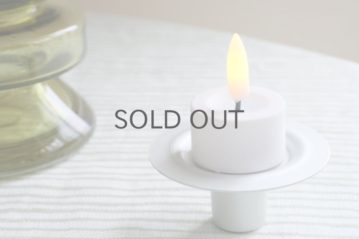 画像5: 北欧ビンテージ雑貨/フィンランド/Riihimaen Lasi/リーヒマエンラシ/キャンドルホルダー/ランタン型/オリーブグリーン (5)