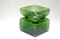 画像2: 北欧雑貨/Riihimaen Lasi/リーヒマエンラシ/Pala/パラシリーズ/花瓶/モスグリーン/Lサイズ (2)