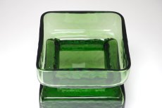 画像4: 北欧雑貨/Riihimaen Lasi/リーヒマエンラシ/Pala/パラシリーズ/花瓶/モスグリーン/Lサイズ (4)