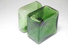 画像7: 北欧雑貨/Riihimaen Lasi/リーヒマエンラシ/Pala/パラシリーズ/花瓶/モスグリーン/Lサイズ (7)