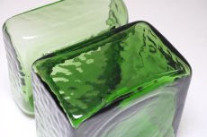 画像5: 北欧雑貨/Riihimaen Lasi/リーヒマエンラシ/Pala/パラシリーズ/花瓶/モスグリーン/Lサイズ (5)