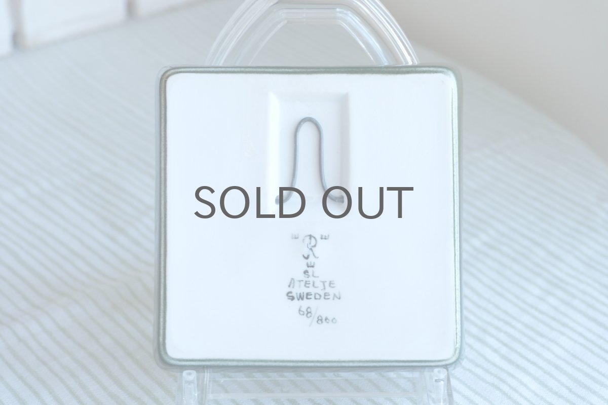 画像5: Rorstrand/ロールストランド/Sylvia Leuchovius/シルヴィア・レイショブス/陶板/壁掛け/花 (5)