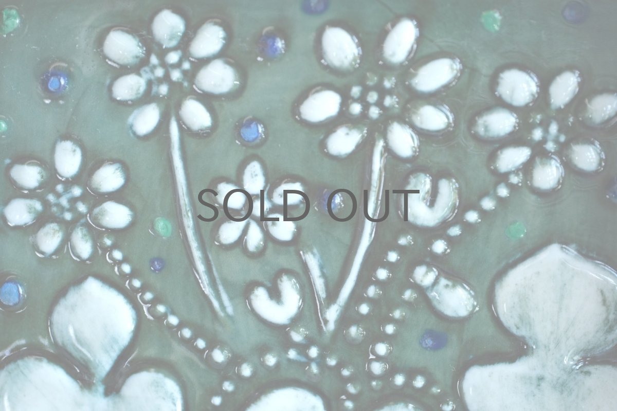 画像2: Rorstrand/ロールストランド/Sylvia Leuchovius/シルヴィア・レイショブス/陶板/壁掛け/花 (2)