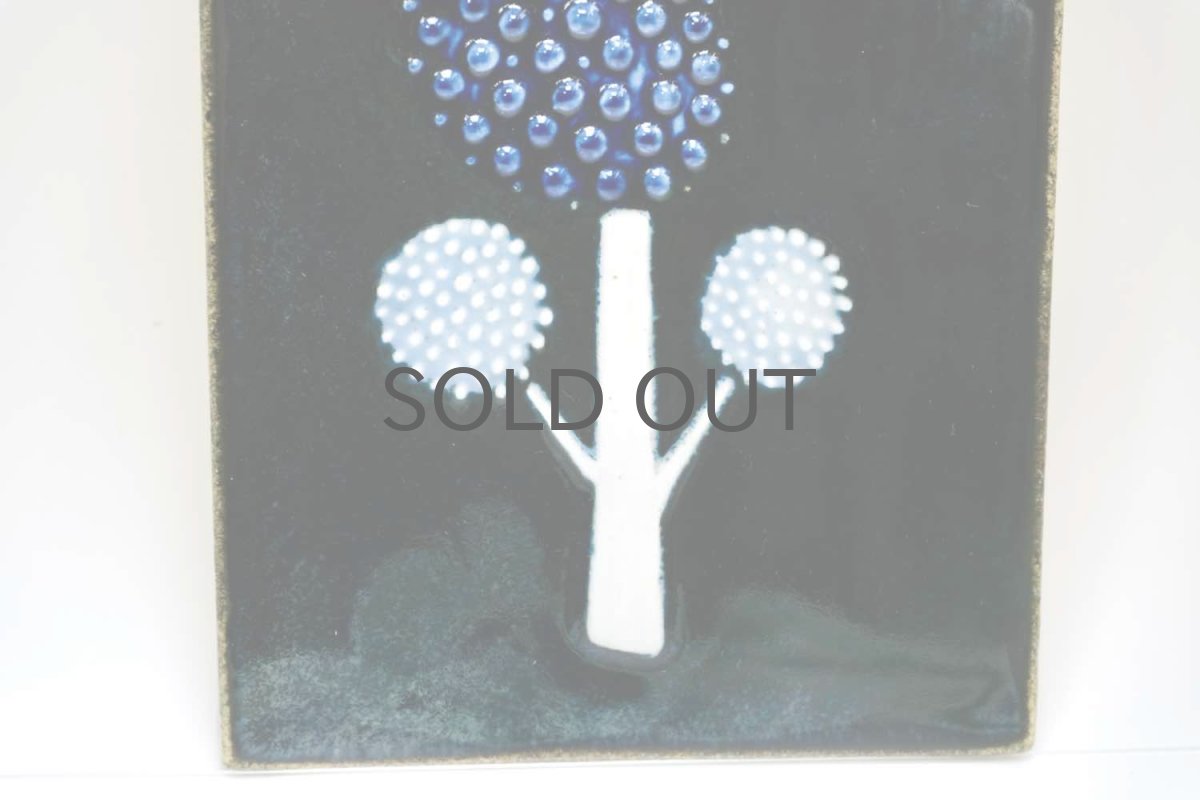 画像3: Rorstrand/ロールストランド/Sylvia Leuchovius /大輪花陶板 (3)