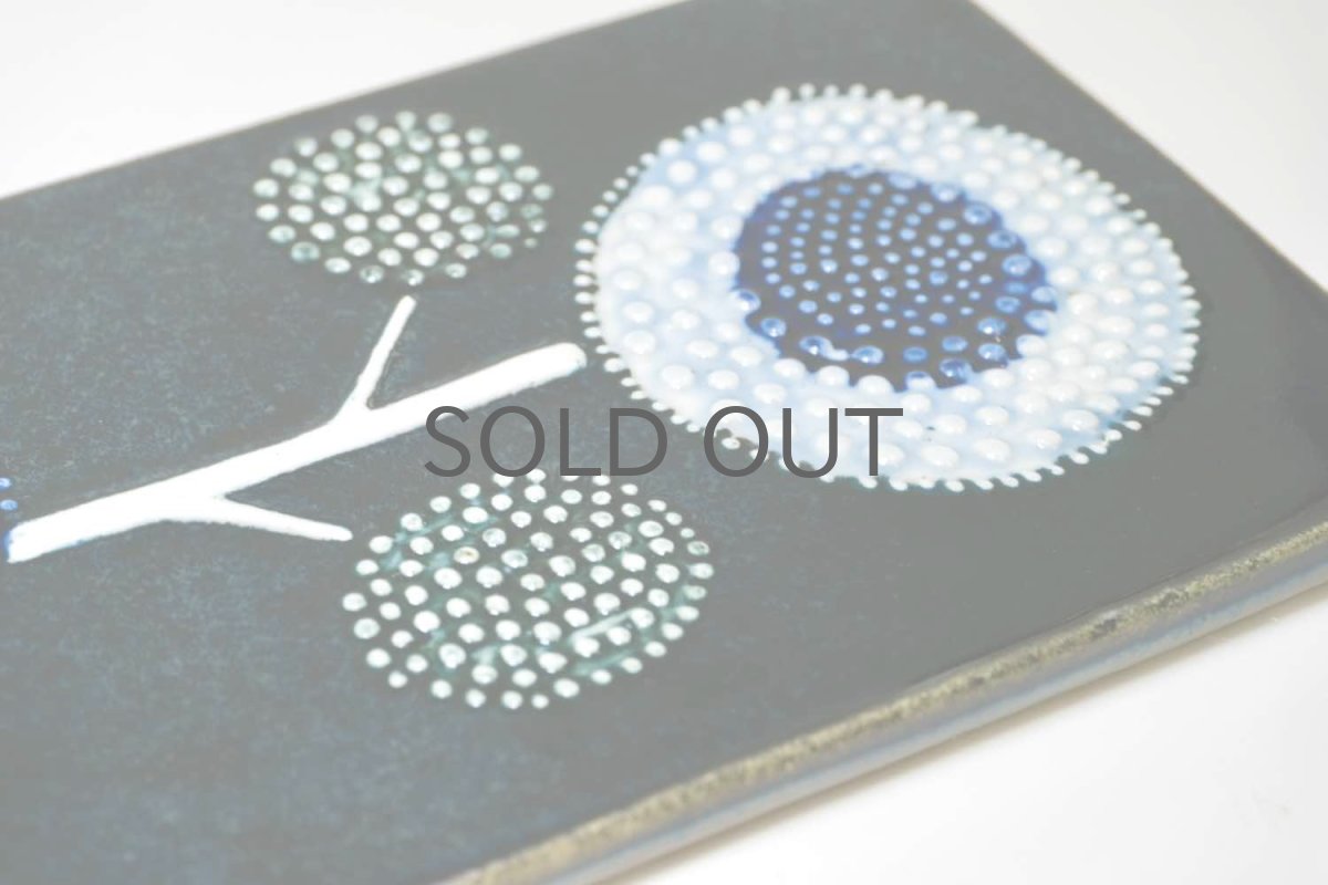 画像5: Rorstrand/ロールストランド/Sylvia Leuchovius /大輪花陶板 (5)