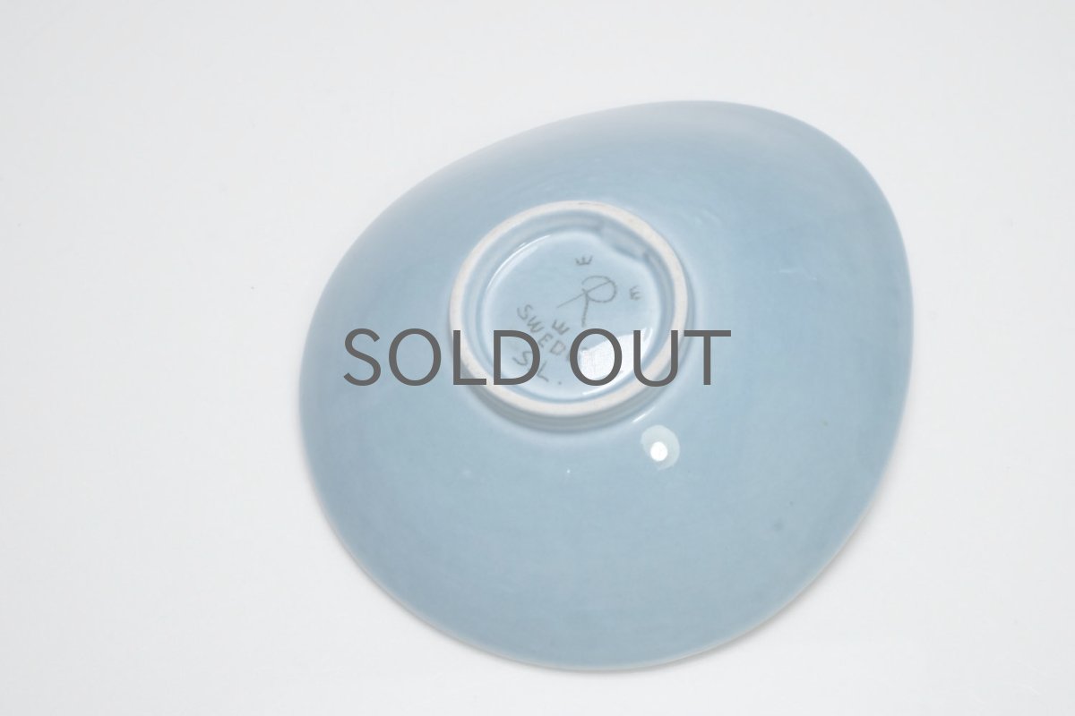 画像6: Rorstrand/ロールストランド/Sylvia Leuchovius/絵皿/ブルー小鳥&花  (6)