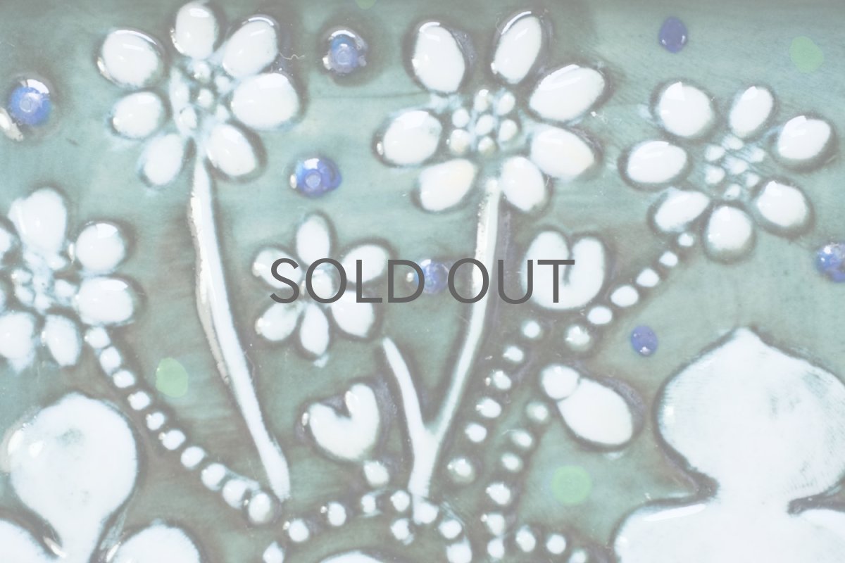 画像2: Rorstrand/ロールストランド/Sylvia Leuchovius/シルヴィア・レイショブス/陶板/壁掛け/花 (2)