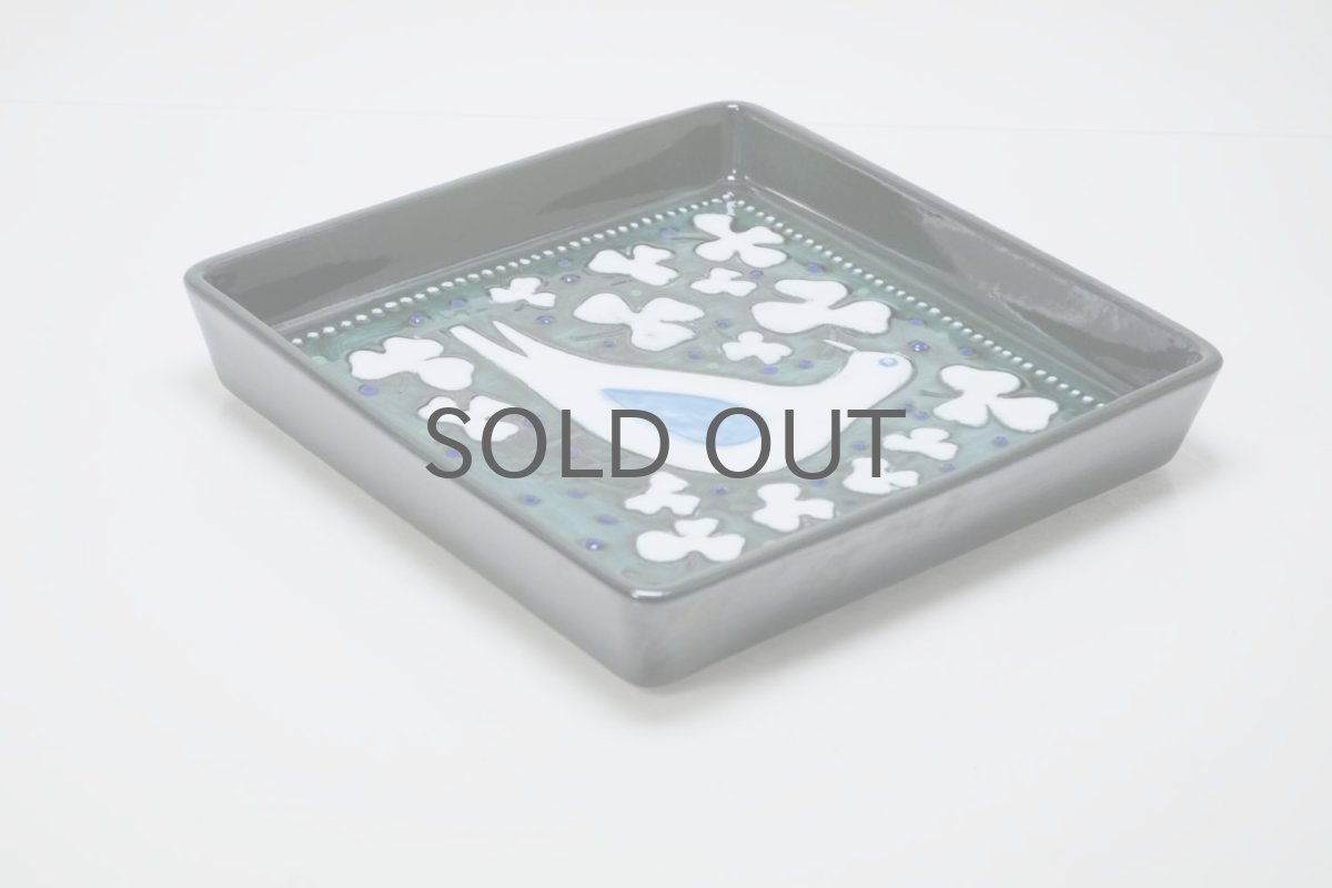 画像4: Rorstrand/ロールストランド/Sylvia Leuchovius/シルヴィア・レウショヴィウス//陶板/絵皿/鳥 (4)