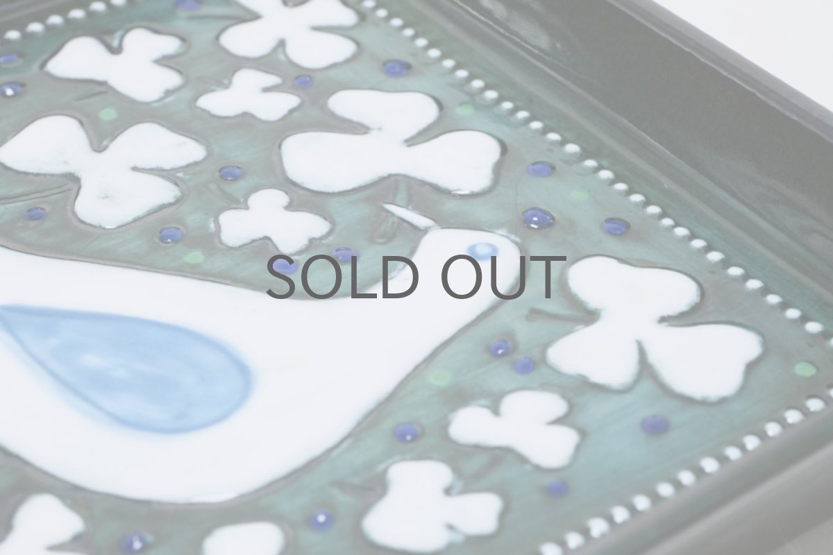 画像5: Rorstrand/ロールストランド/Sylvia Leuchovius/シルヴィア・レウショヴィウス//陶板/絵皿/鳥 (5)