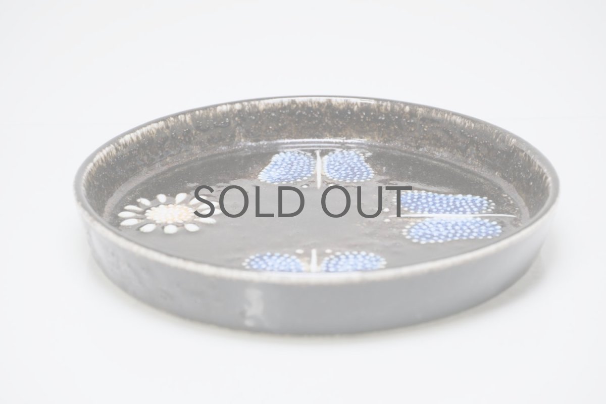 画像5: Rorstrand/ロールストランド/Sylvia Leuchovius/シルヴィア・レイショブス/絵皿/蝶＆花 (5)