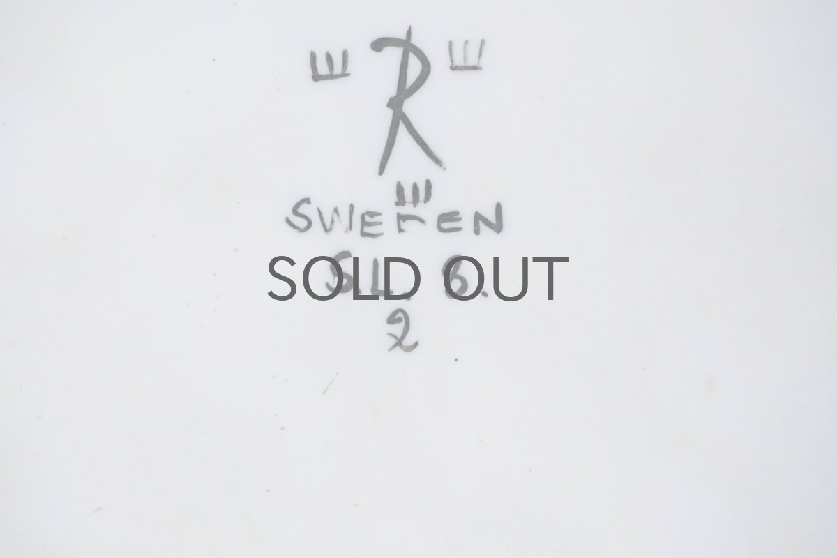 画像8: Rorstrand/ロールストランド/Sylvia Leuchovius/シルヴィア・レイショブス/絵皿/蝶＆花 (8)