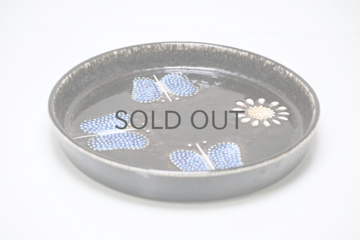 画像6: Rorstrand/ロールストランド/Sylvia Leuchovius/シルヴィア・レイショブス/絵皿/蝶＆花 (6)