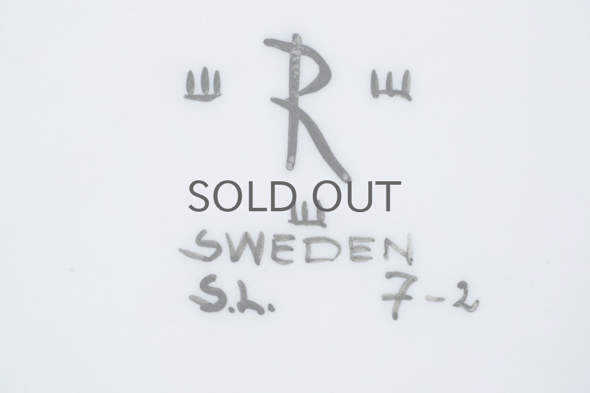 画像8: Rorstrand/ロールストランド/Sylvia Leuchovius/シルビア・レウショブス/絵皿/ヒマワリ (8)