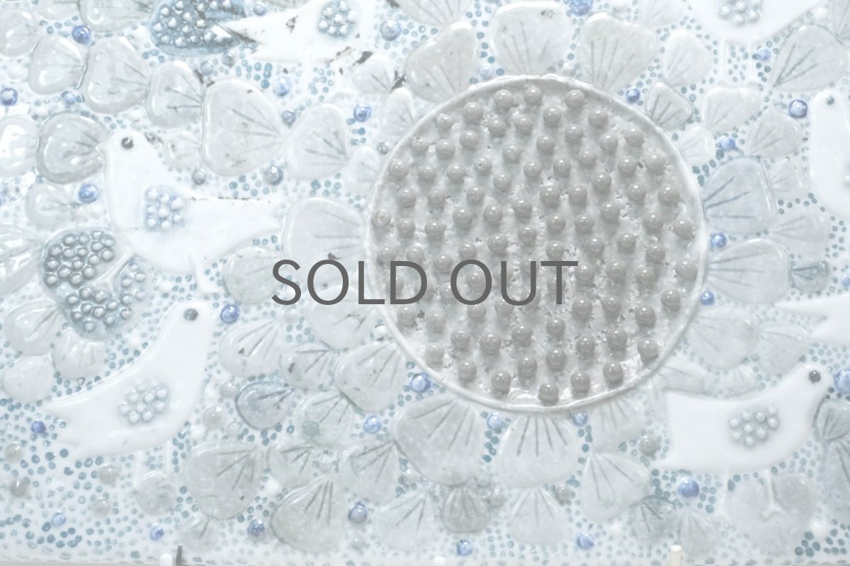 画像2: Rorstrand/ロールストランド/Sylvia Leuchovius /シルヴィア・レイショブス/陶板/ユニークピース/小鳥たち (2)