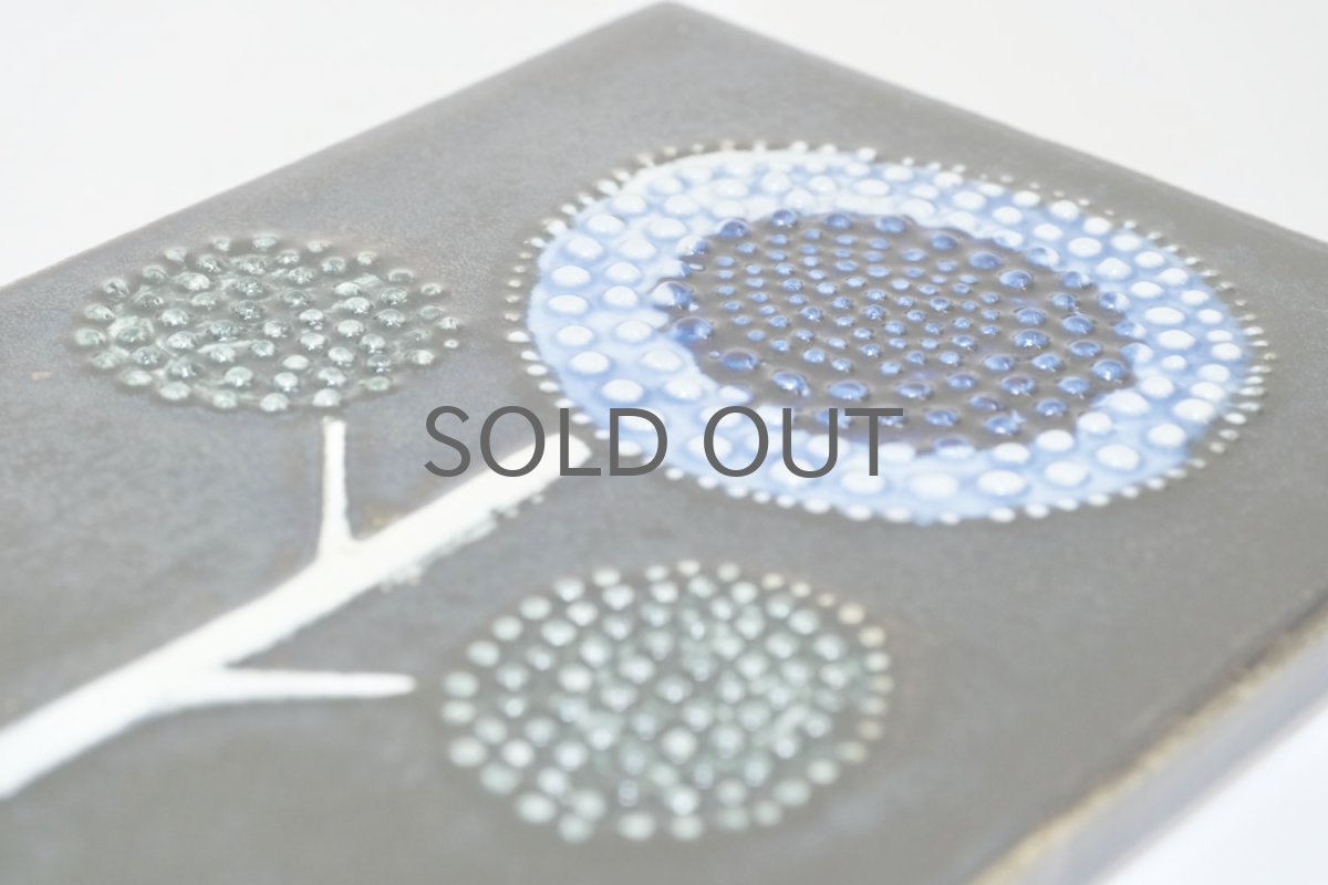 画像5: Rorstrand/ロールストランド/Sylvia Leuchovius /大輪花陶板 (5)