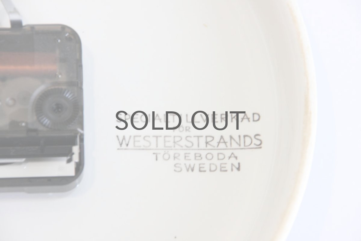 画像5: Rorstrand/ロールストランド　壁掛け時計　花柄 (5)