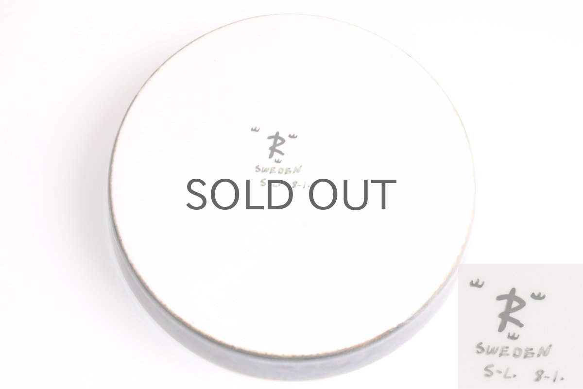 画像4: Rorstrand/ロールストランド/Sylvia Leuchovius/絵皿/蝶&花 (4)