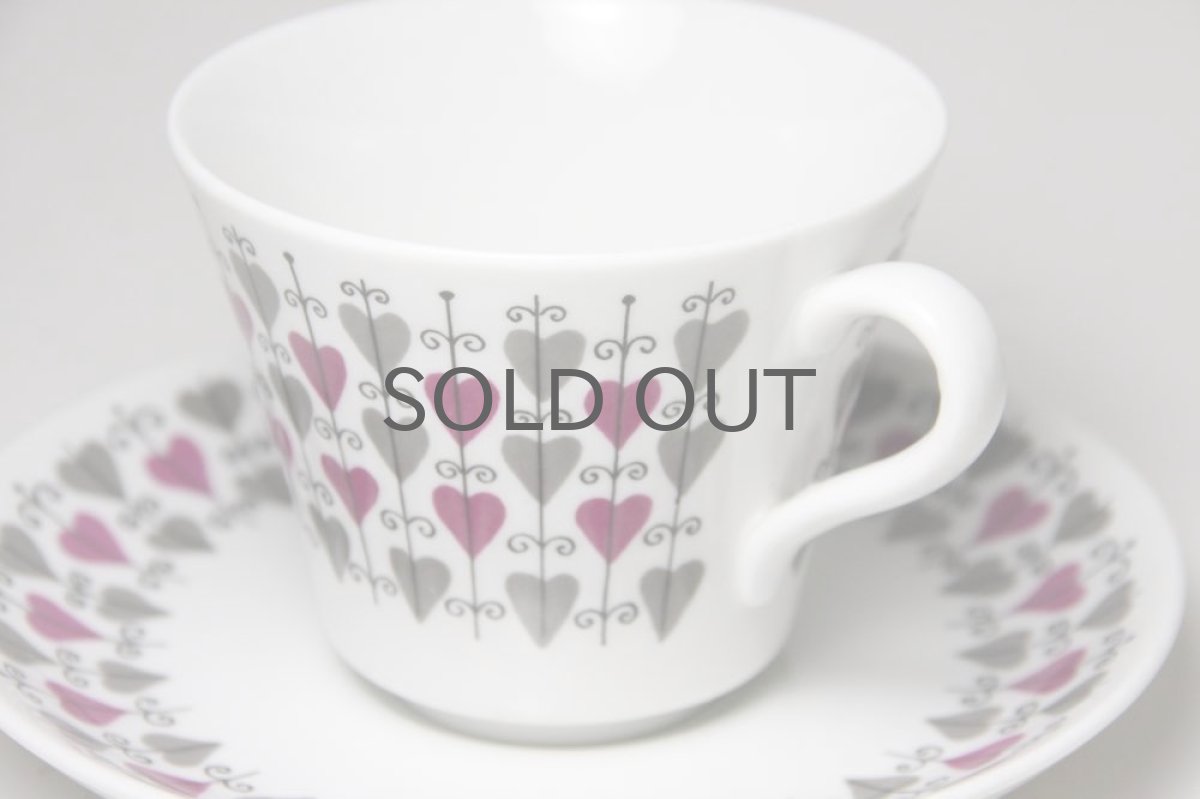 画像2: Rorstrand/ロールストランド/hjarta /コーヒーカップ&ソーサー/レッド (2)