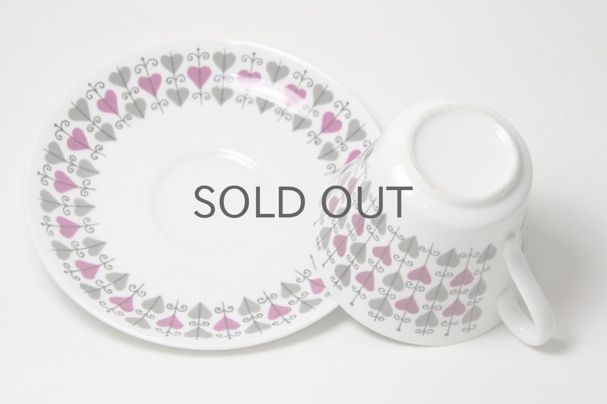 画像4: Rorstrand/ロールストランド/hjarta /コーヒーカップ&ソーサー/レッド (4)