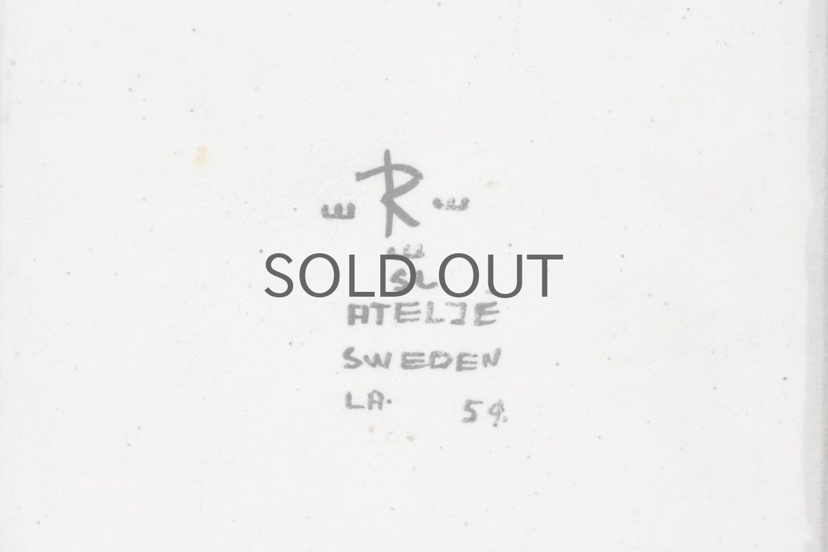 画像7: Rorstrand/ロールストランド/Sylvia Leuchovius /シルヴィア・レウショヴィウス /男の子陶板 (7)