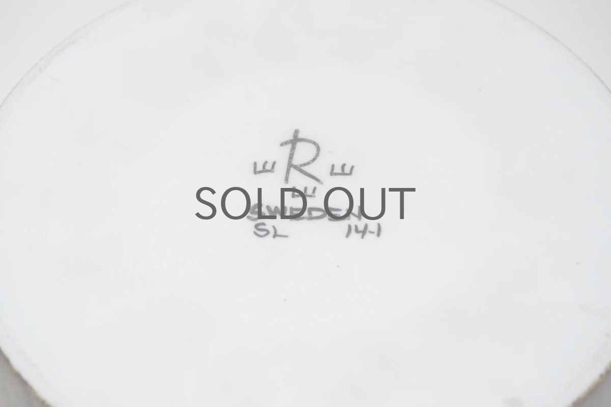 画像6: Rorstrand/ロールストランド/Sylvia Leuchovius/シルビア・レウショブス/絵皿/ヒマワリLサイズ (6)