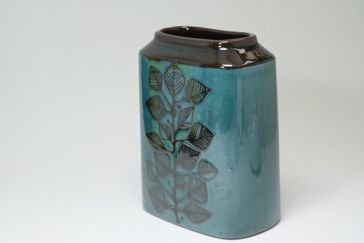 画像3: Rorstrand /ロールストランド /フラワーベース /花瓶/Linda/リーフ柄/Lサイズ (3)