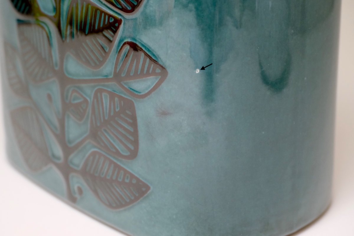 画像6: Rorstrand /ロールストランド /フラワーベース /花瓶/Linda/リーフ柄/Lサイズ (6)