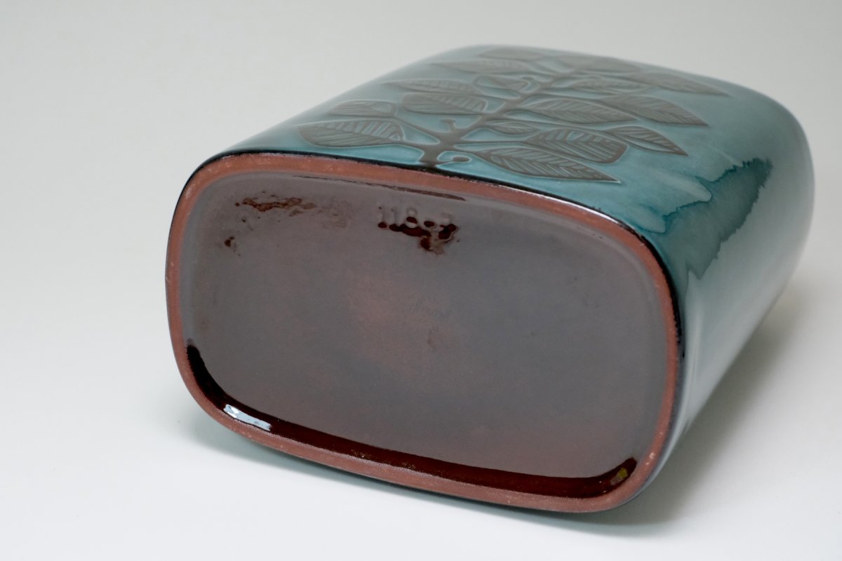 画像7: Rorstrand /ロールストランド /フラワーベース /花瓶/Linda/リーフ柄/Lサイズ (7)