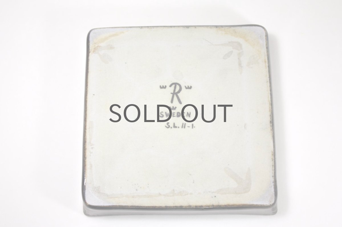 画像4: Rorstrand/ロールストランド/Sylvia Leuchovius/シルヴィア・レウショヴィウス/絵皿/蝶/Lサイズ (4)