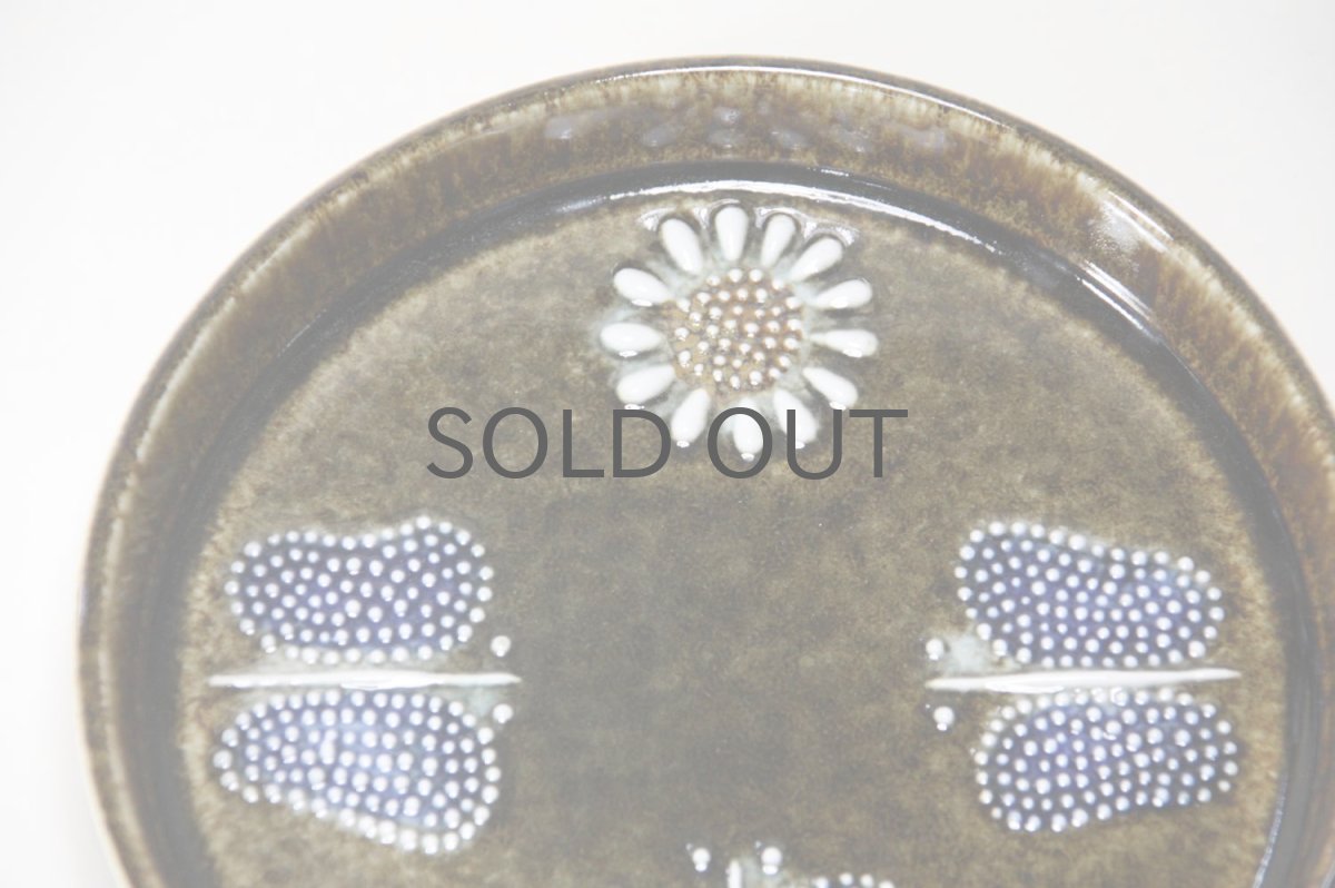 画像2: Rorstrand/ロールストランド/Sylvia Leuchovius/シルヴィア・レウショヴィウス/絵皿/蝶＆花 (2)