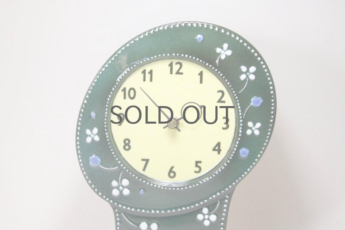 画像8: 北欧ビンテージ/Rorstrand/ロールストランド/Sylvia Leuchovius /シルヴィア・レウショヴィウス/ 置き時計小鳥/グリーン (8)