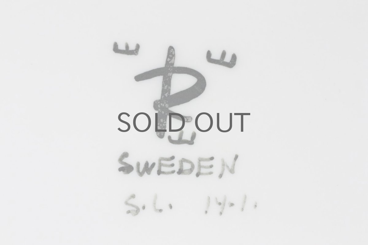 画像6: Rorstrand/ロールストランド/Sylvia Leuchovius/シルビア・レウショブス/絵皿/ヒマワリLサイズ (6)