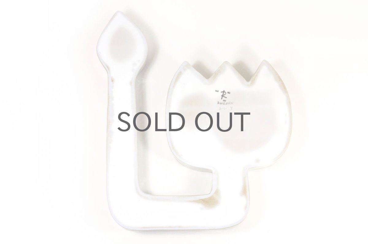 画像7: Rorstrand/ロールストランド/Sylvia Leuchovius /シルビア・レウショブス /花と蕾陶板 (7)