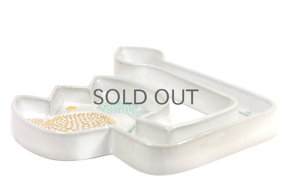 画像2: Rorstrand/ロールストランド/Sylvia Leuchovius /シルビア・レウショブス /花と蕾陶板 (2)