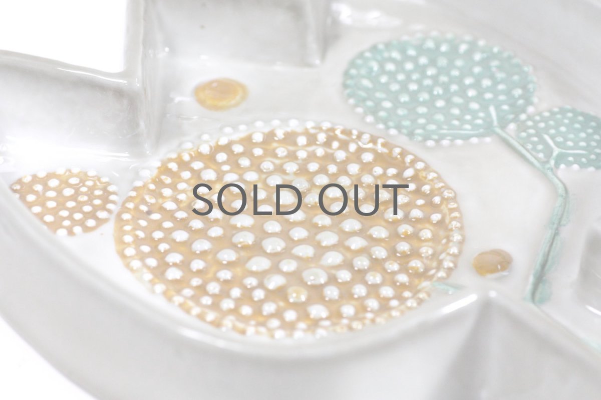 画像3: Rorstrand/ロールストランド/Sylvia Leuchovius /シルビア・レウショブス /花と蕾陶板 (3)