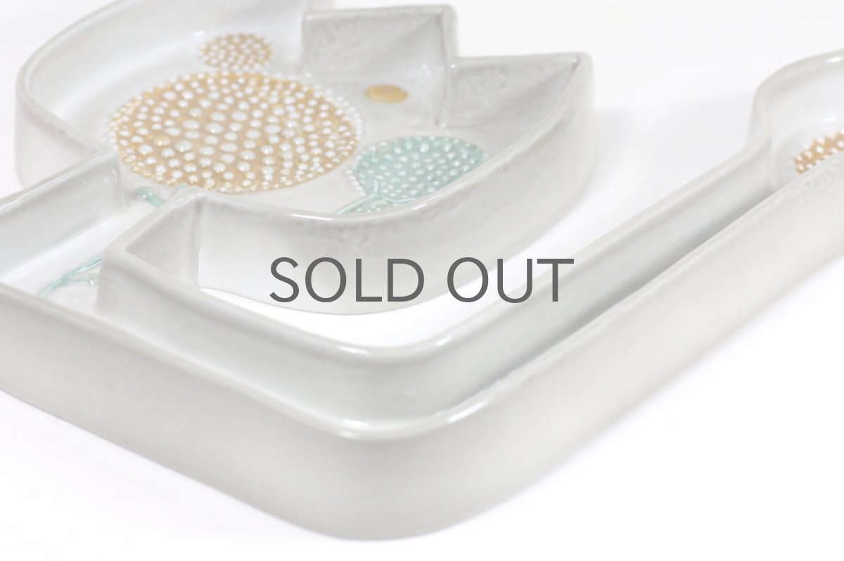 画像4: Rorstrand/ロールストランド/Sylvia Leuchovius /シルビア・レウショブス /花と蕾陶板 (4)