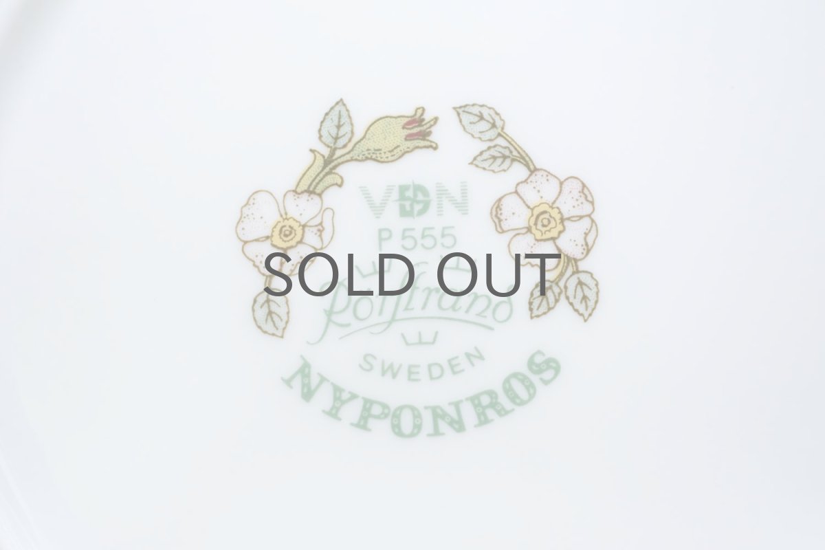 画像5: Rorstrand/ロールストランド/Nyponros/ニポンロス/17cm/プレート (5)