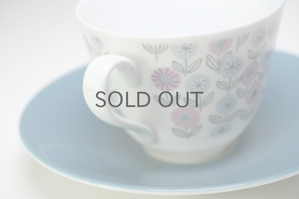 画像2: 北欧ビンテージ/Rorstrand/ロールストランド/Paloma/パロマ/コーヒーカップ&ソーサー/No.3 (2)