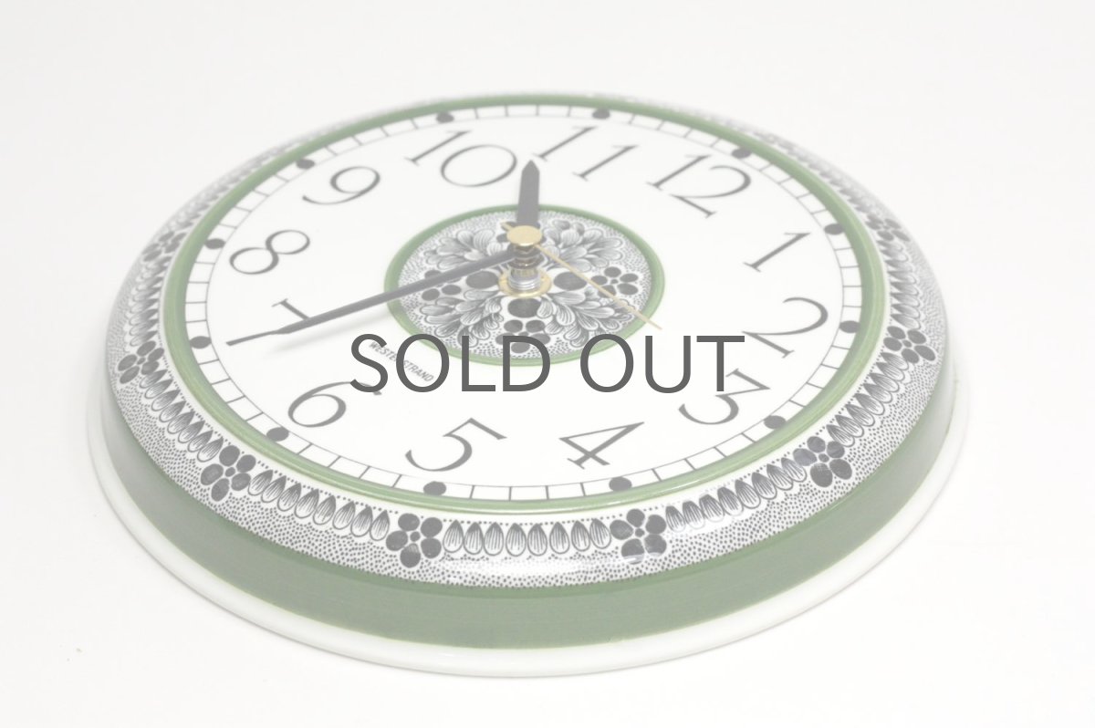 画像4: Rorstrand/ロールストランド&Westerstrand/壁掛け時計/グリーン&ブラック (4)