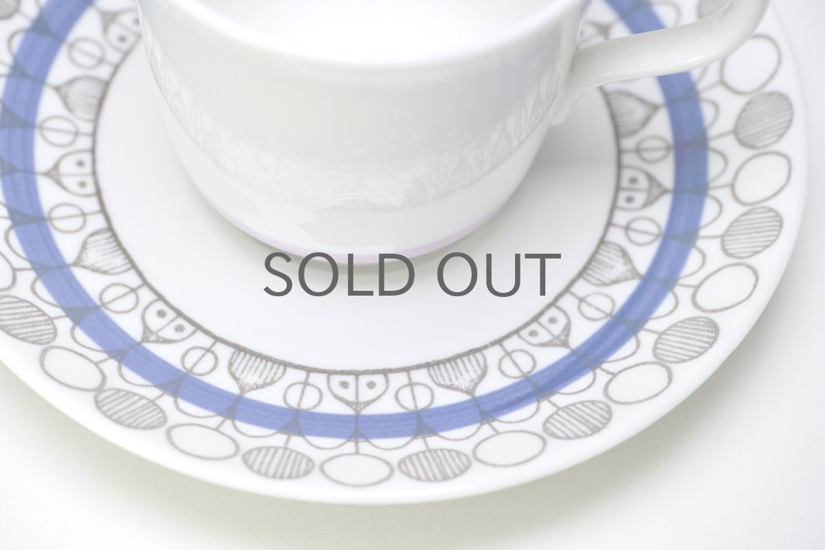 画像2: 北欧ビンテージ/Rorstrand/ロールストランド/Jenny/ジェニー/コーヒーカップ&ソーサー/No.1 (2)