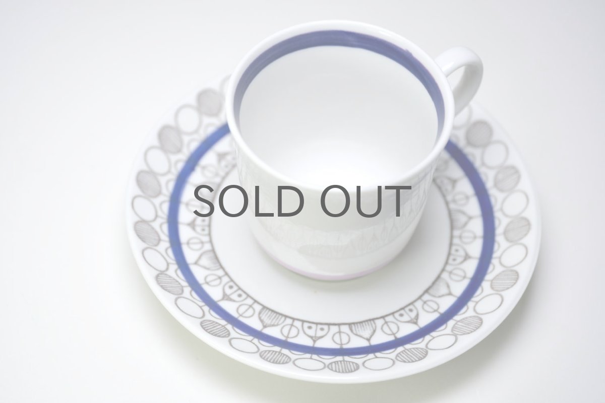 画像4: 北欧ビンテージ/Rorstrand/ロールストランド/Jenny/ジェニー/コーヒーカップ&ソーサー/No.2 (4)