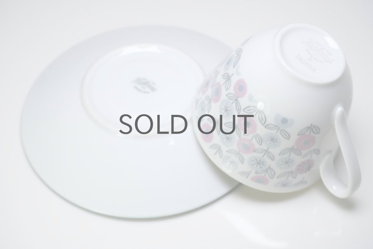 画像5: 北欧ビンテージ/Rorstrand/ロールストランド/Paloma/パロマ/コーヒーカップ&ソーサー/No.1 (5)