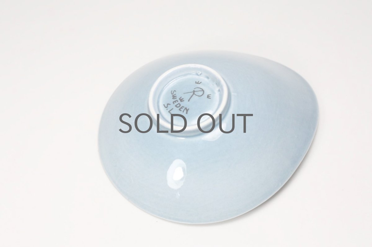 画像4: Rorstrand/ロールストランド/Sylvia Leuchovius/絵皿/ブルー花/No.2 (4)