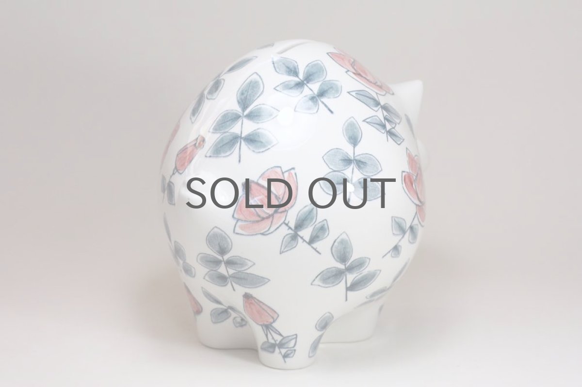 画像4: Rorstrand/ロールストランド／マリアンヌ・ウェストマン／花のブタ貯金箱／超貴重 (4)