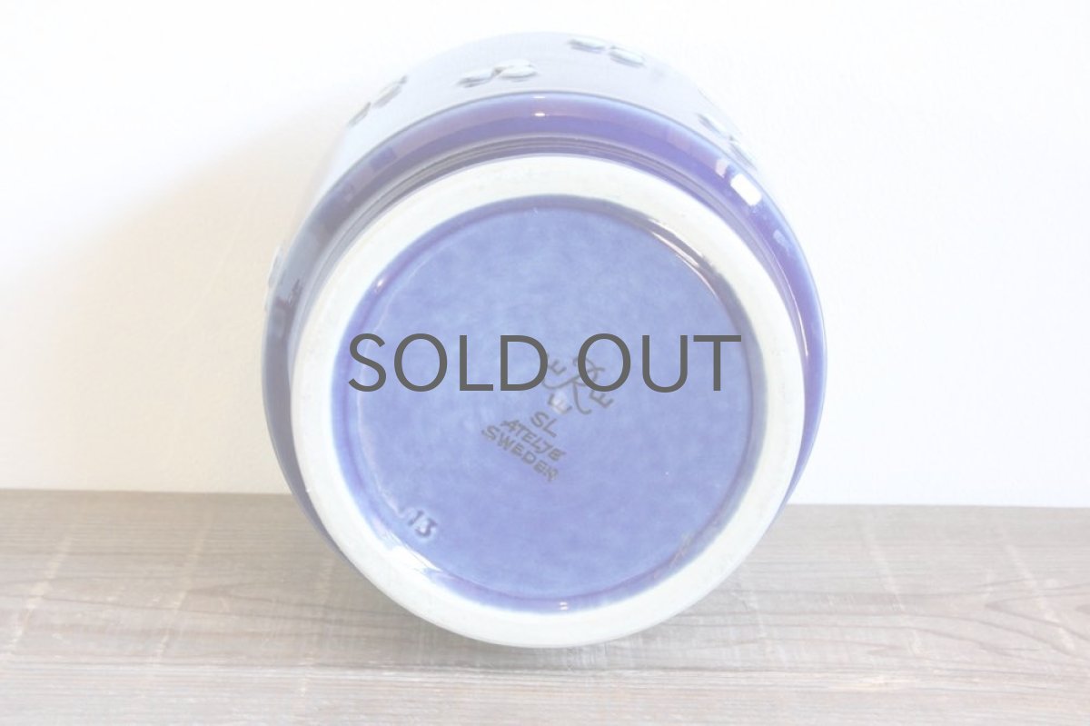 画像6: ビンテージ北欧/Rorstrand/ロールストランド/Sylvia Leuchovius/シルヴィア・レウショブス/植物ポットカバー (6)