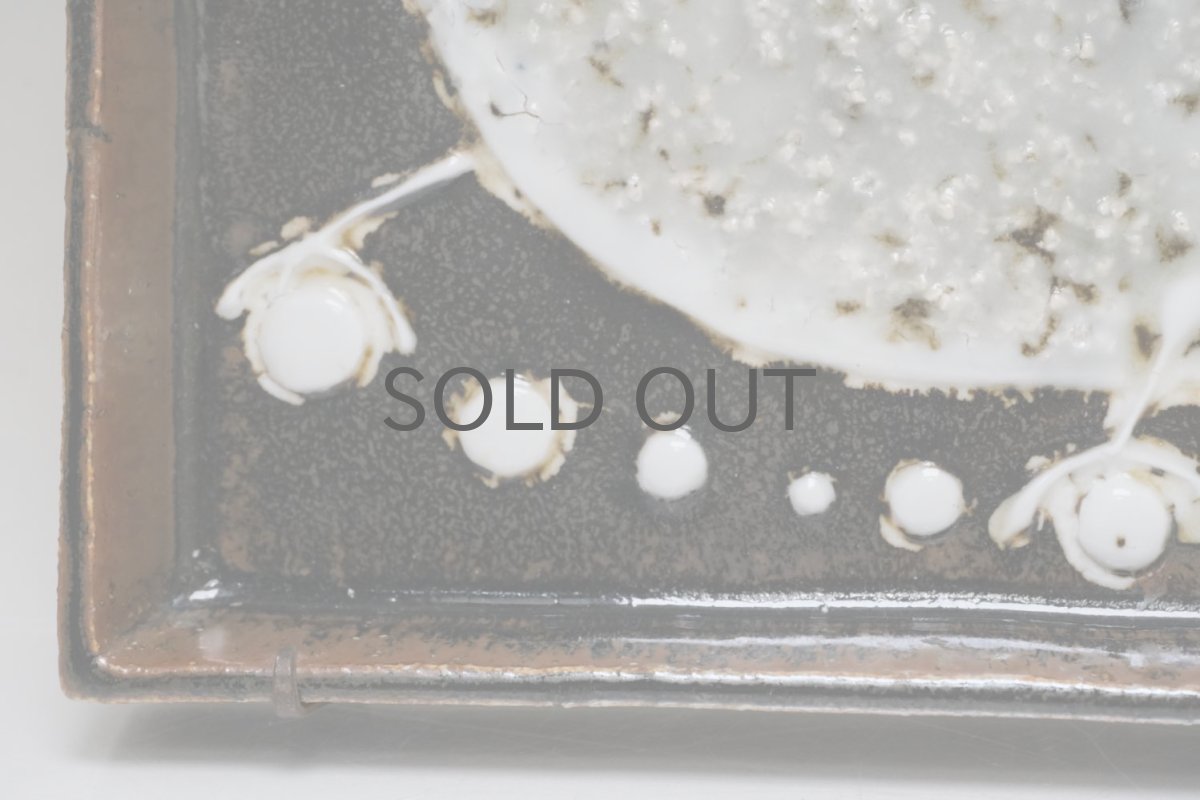 画像4: Rorstrand/ロールストランド/Sylvia Leuchovius /シルヴィア・レイショブス/陶板/ユニークピース/ブルー羽の鳥 (4)