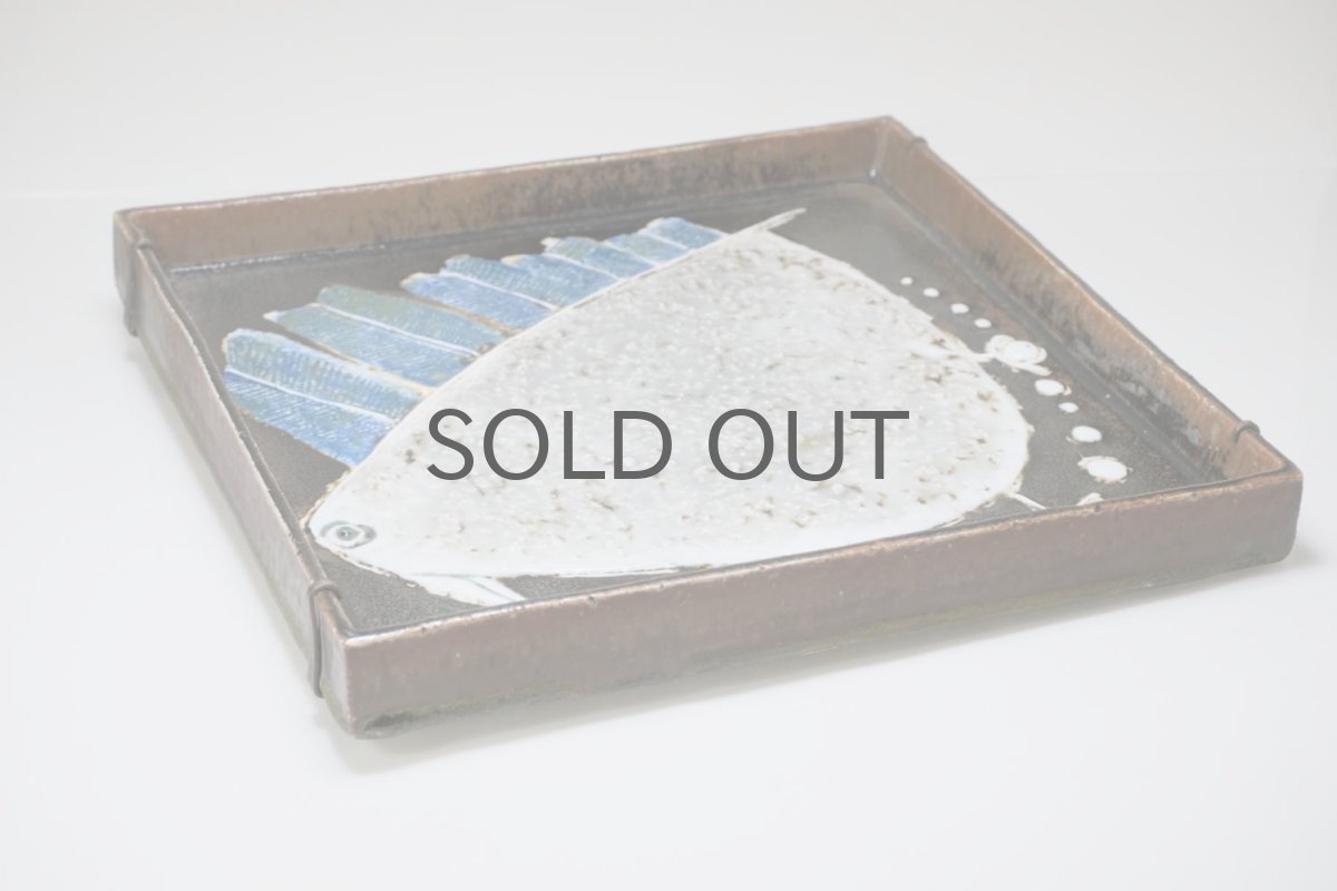 画像6: Rorstrand/ロールストランド/Sylvia Leuchovius /シルヴィア・レイショブス/陶板/ユニークピース/ブルー羽の鳥 (6)